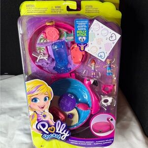 Flamingo Floatie Compact - Pink and Purple